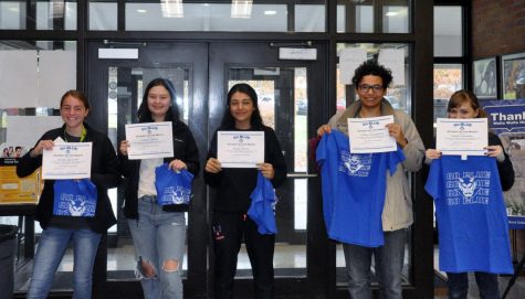 October GO BLUE students of the month honored